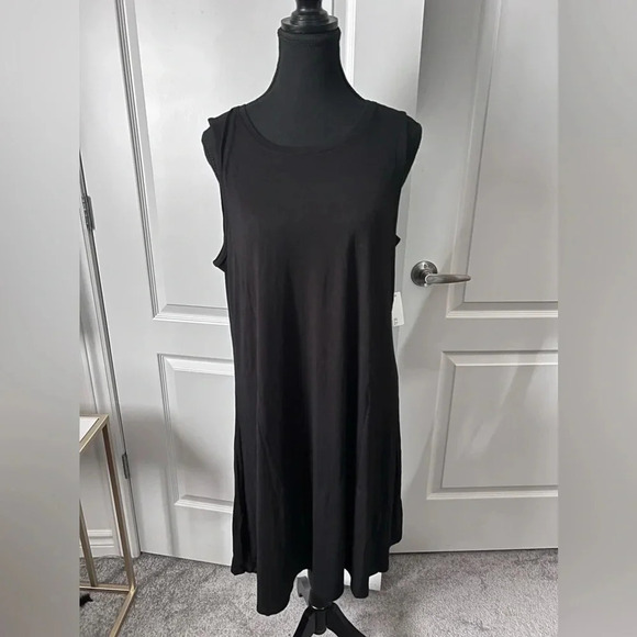 NWT | Amazon Essentials  | Black Swing Tank Dress | Size L - Picture 3 of 8